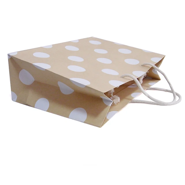 customized brown kraft paper gift bag for children book