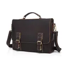 Wholesale Custom Made Men Leather Messenger Bag Business Briefcase