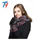 2017 Scarf Winter Woman Scarf 2017 Winter Cable Knit Soft Acrylic Neck Types Women Scarf