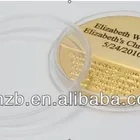 good quality 24K gold plating 3D coin with acrylic capsule