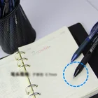 Retractable low viscosity ink ball point plastic pen for office and school supply