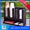 /product-detail/made-in-china-acrylic-organizer-black-coffee-condiment-organizer-lucite-paper-cup-dispenser-60674794210.html