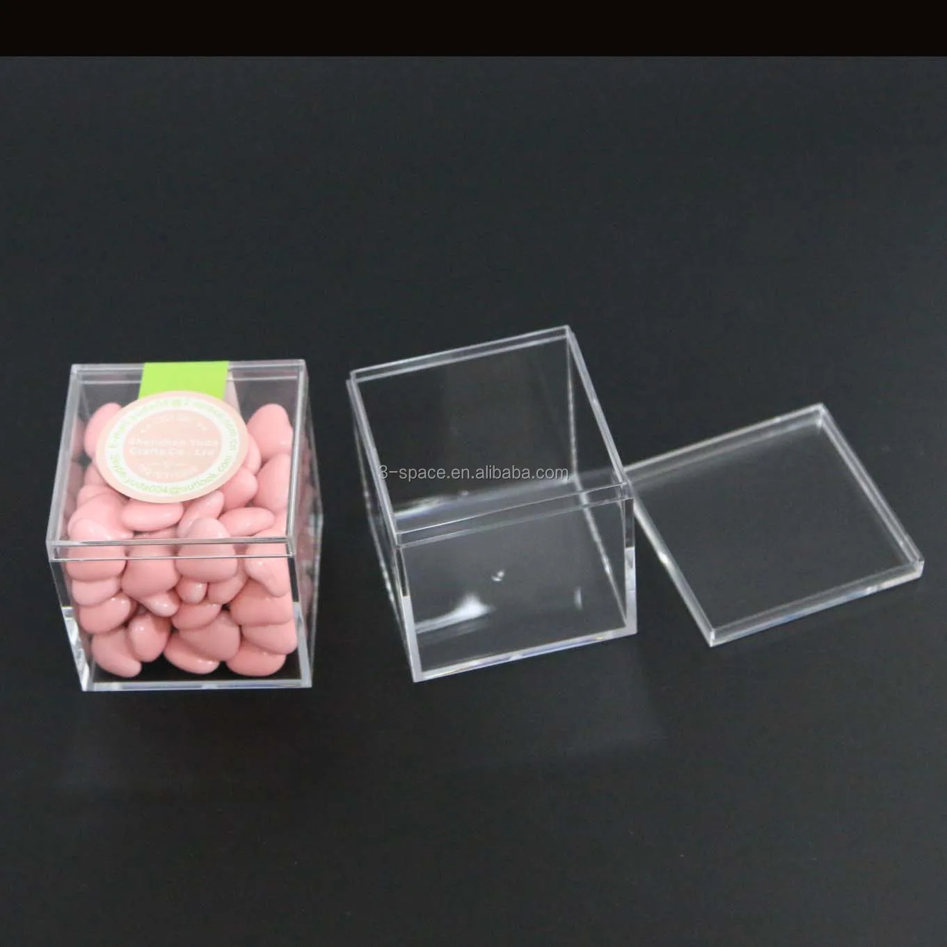 Caja Dispensadora De Dulces De Acrílico Transparente Caja De Recuerdo