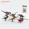 Newly Mini cheap plastic dinosaur toys set for kids