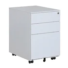China supplier s office equipment Steel 3 drawer lockable mobile document storage pedestal file cabinet