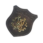 Leather Badge Patches For Clothing Leather Labels Jeans PU Leather Patch Custom