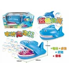 Electric shark shape plastic toys animals bubble machine for kids