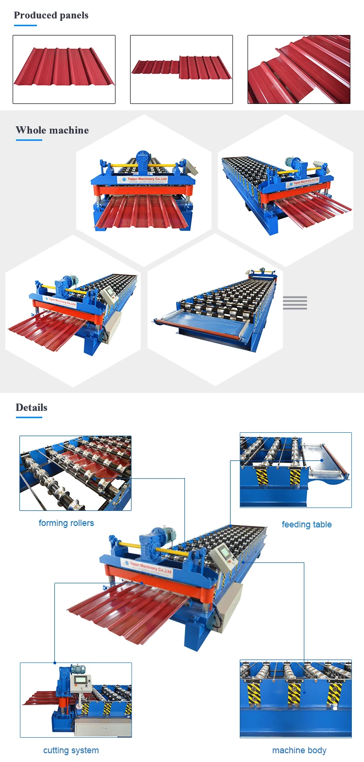 High Quality Zinc Roofing Color Steel IBR Sheet Roll Forming Machine