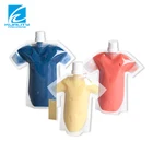 Plastic liquid transparent pudding packaging pouch bag