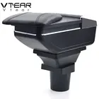 Vtear For Toyota Hiace X30 X30L armrest central Store content storage box interior arm rest car-styling decoration Accessories