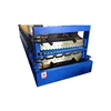 Trapezoidal Sheet Metal Roof Bending Machine Colored Metal sheet roof and Wall Panel Cold roll forming machine