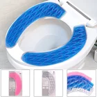 Adhesive Washroom Washable Health cooling Gel toilet seat cushion Flushable Toilet Seat Cover