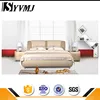 Top Quality British beautiful design upholstery modern PU leather bed
