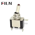 ASW-07D 12V 20A Auto Car Boat Truck Illuminated Led Toggle Switch With Safety Aircraft Flip Up Cover Guard