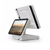HSPOS 15inch LED Display POS Dual Screen Cash Register HS-B156 with I5 intel CPU