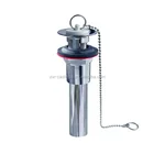 CP Brass PO Plug Drain With Chain & Stopper / CO Plug Drain / Lavaroty Drain