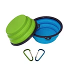 Wholesale travel Collapsible silicone dog bowl