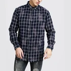 China Factory Custom Printing Wholesale High Quality Plaid Casual Shirts for Men