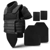 Military steel plate full body bulletproof armor vest level iv