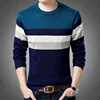 autumn season fashion young man wool sweater design men knitwear 2018