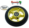 New Design Original High Quality 100mm,110mm,125mmPU +Aluminum alloy wheels for aggressive Single skates Scooter Wheel