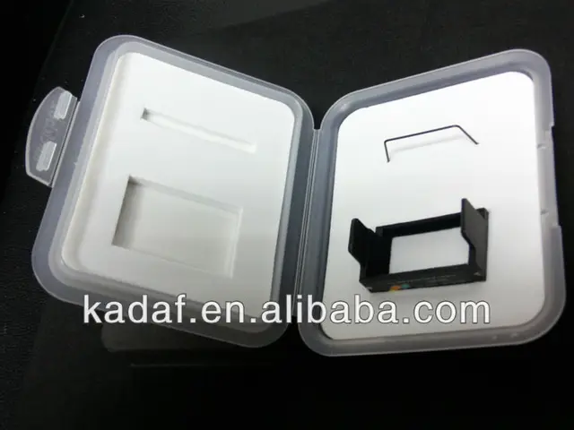 gift box with foam insert for foam blocks packing