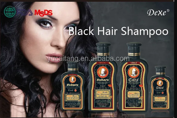 Subaru Rapid Natural Herbal Color Black Hair Shampoo Amonia Free