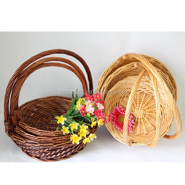 home decoration wicker gift basket craft