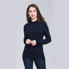 High quality woman 100% pure cashmere elegant long sleeve knit jumper sweater