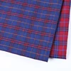 China supplier wholesale plaid button-down shirt plaid fabric cotton