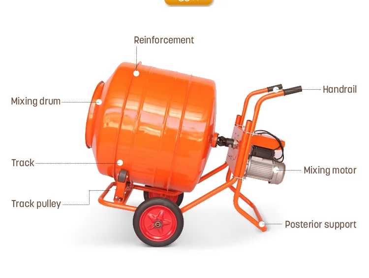 Used portable concrete mixer for sale