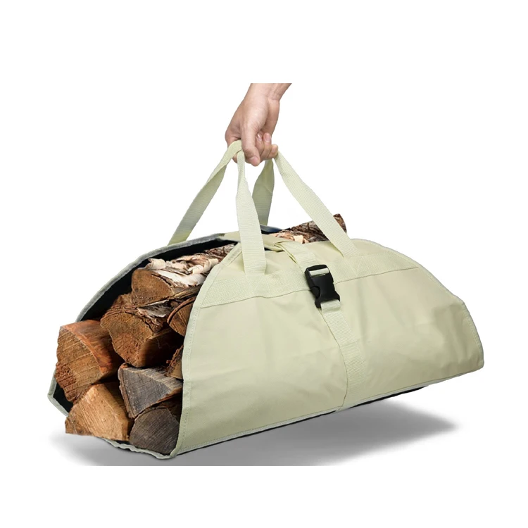 Deals Best Wood Big Bag Premium Quality Log Firewood Carrying Bag