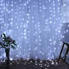2019 DIY outdoor indoor LED decorative curtain light 3*3m 300 Christmas icicle decoration lights LED string lights star lights