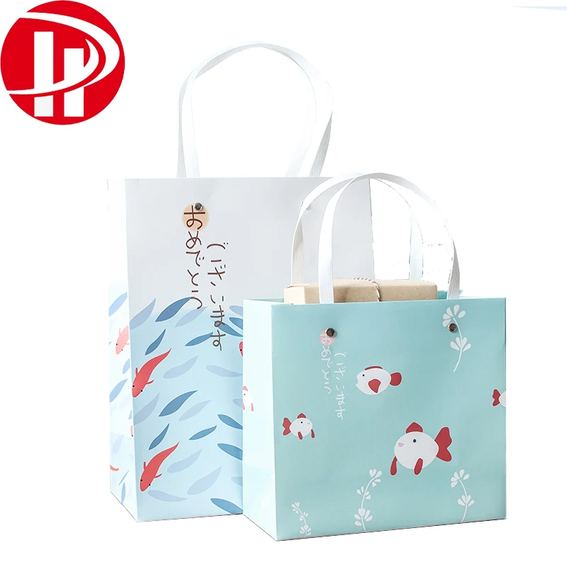 christmas craft gift hand carry shopping brown kraft paper bag