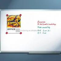 Aluminum Frame Magnetic White Board Office