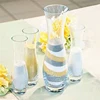 Bulk Colored Decorative Artificial Glass Sand for wedding vase filler