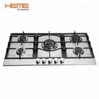 CE GAD LVD EMC certification kitchen appliance cooktops commercial gas cooker 5 burner