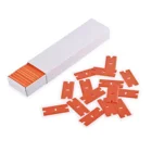 Mini double edge plastic razor scraper blades sticker removal razor blades