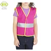 Hi vis mesh children reflective safety vest