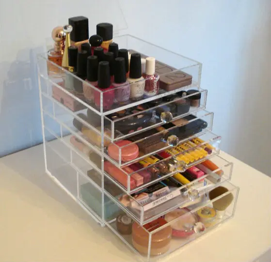 Transparent Acrylic Makeup Storage Boxes/clear Makeup Storage Box ...