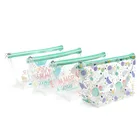 Hot products water proof travel cosmetic bag makeup pouch pvc clear transparent cosmetic bag