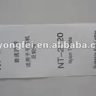 NT-2120 Coated Nylon Taffeta printed clothing label