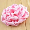 7.5 cm Satin Ribbon Rolled Flowers For Headbands Making Baby Girls Yiwu Market China Flowers