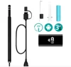 Wireless Mini Otoscope 3 IN 1 1.3 MP Digital Ear Inspection Camera Earwax Cleaning Tool for IOS/Android/Windows