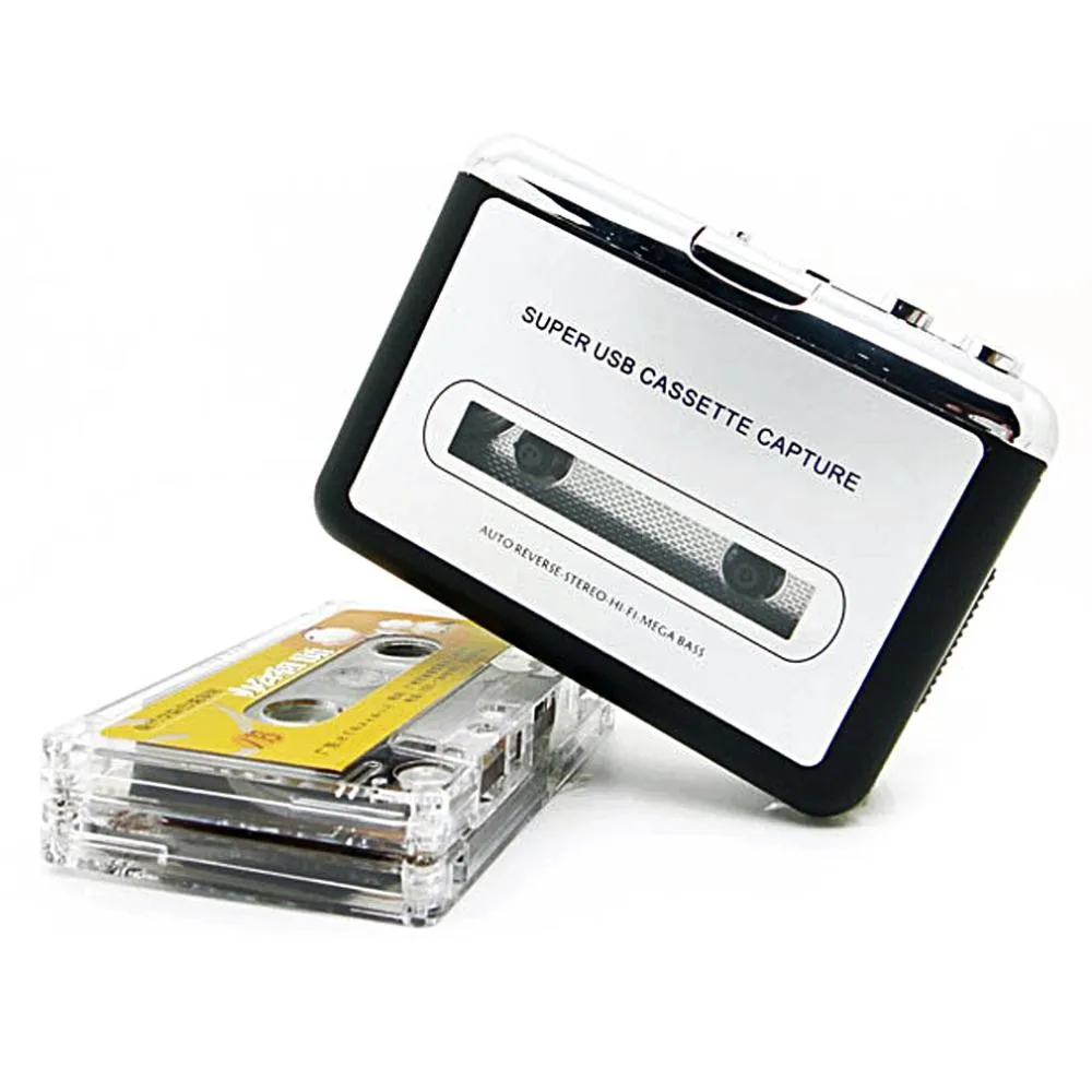 Portable USB Cassette Player Capture Cassette Recorder Converter Digital Audio Music Player
