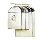 100% cotton foldable garment bag suit cover bag