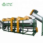 PE PP waste rigid plastic recycling machine / film scrap washing line