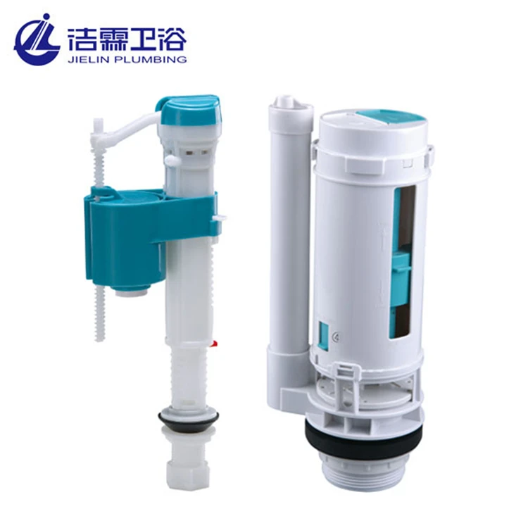 High quality two piece 2 Inch toilet flush fitting plastic cistern mechanism
