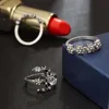 Fashion hot selling Hip hop moon star jewelry five Finger Ring set cheap wedding set
