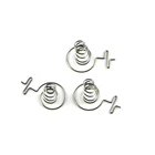 Customize size copper double contact battery spring for electrical